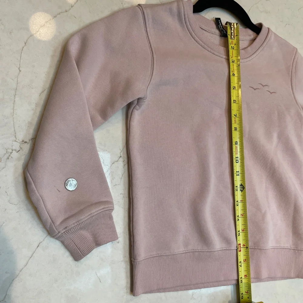 LazyPants pale pink sweatshirt girls size 8